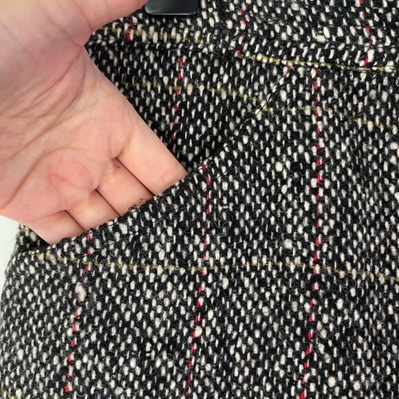 Vintage Krizia Tweed 100% Wool Short Work/Office Skirt Made in Italy - Picture 8 of 14